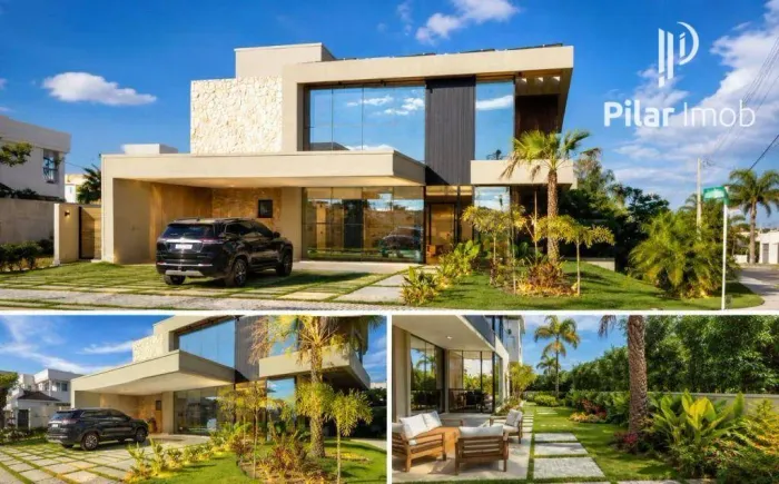 Casa com 5 dormitórios à venda, 400 m² por R$ 4.900.000 - Cidade Alpha - Eusébio/CE
