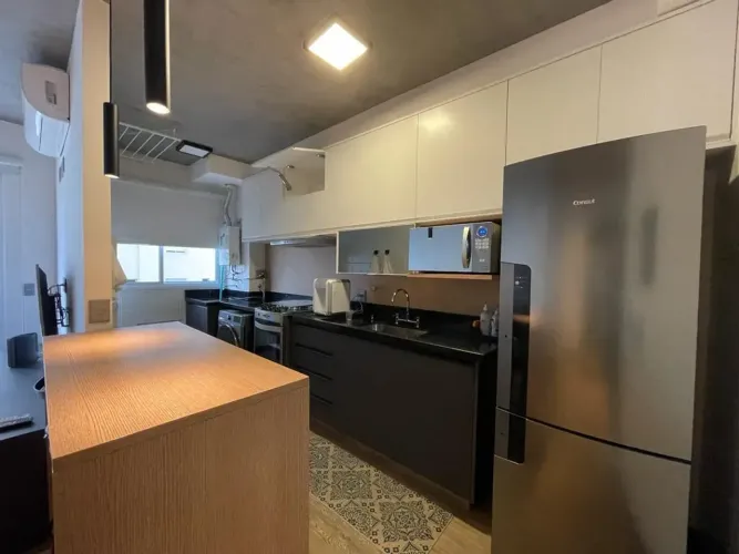 LINDO APTO DECORADO DE 1 DORM PARA LOCAÇAO NO CENTRO DE ALPHAVILLE