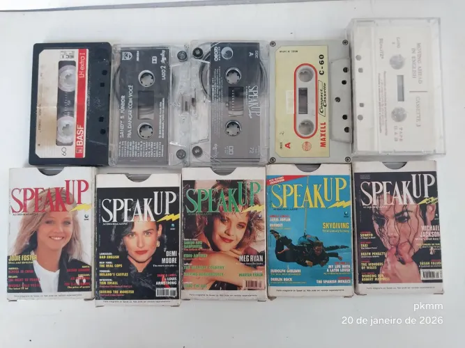 Fitas k7 em ótimo estado, rodando normal lote