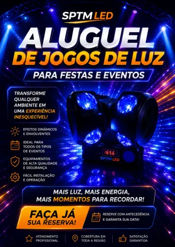 Aluguel - Jogos de luz balada Neon Refletor 100w