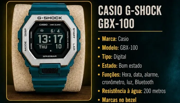 Relógio Casio G Shock GBX-100