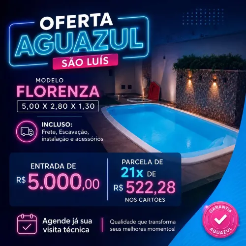 Piscina de fibra 5mt