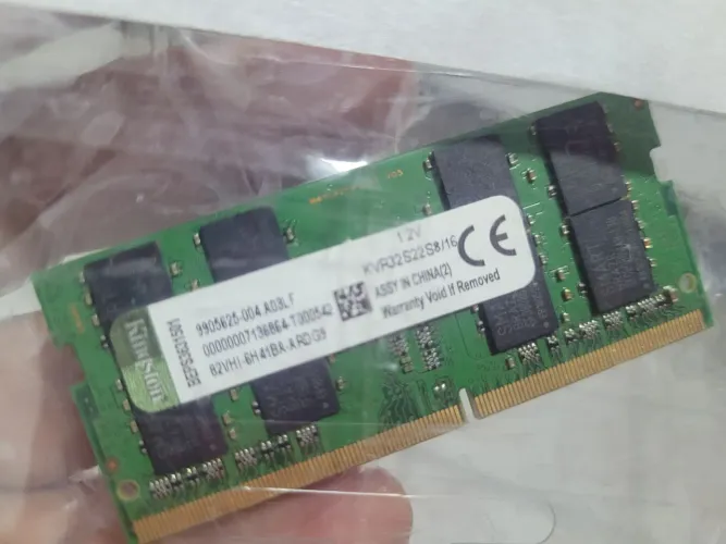 Memória DDR-4 16gb 2400mhz Kingston Green Notebook