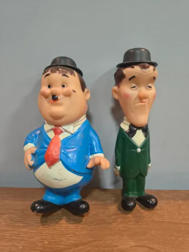 Miniatura gordo e o magrão colecionável raro