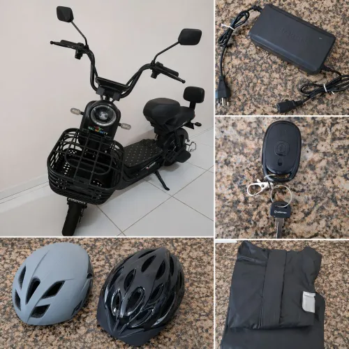 VENDE-SE BICICLETA ELÉTRICA DUOS EKO 5 - SEMINOVA 