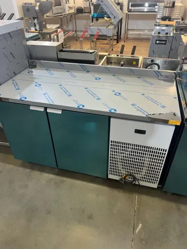 Balcão de serviço refrigerado inox 1.50m novo pronta entrega 