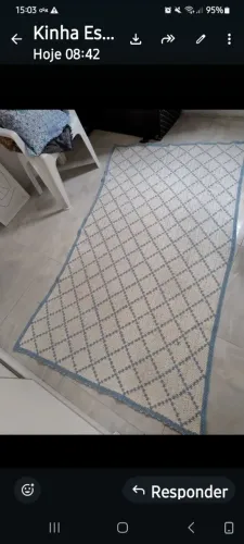VENDO TAPETE DE CROCHÊ