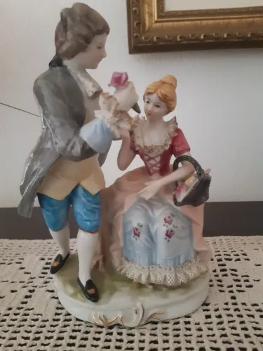 Casal porcelana 