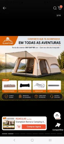 Vendo barraca ? para acampamento