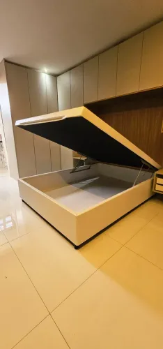 Cama box baú casal luxo