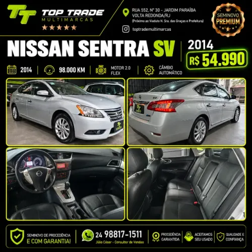 Nissan Sentra SV 2.0 Flexstart 16V Aut. 2014