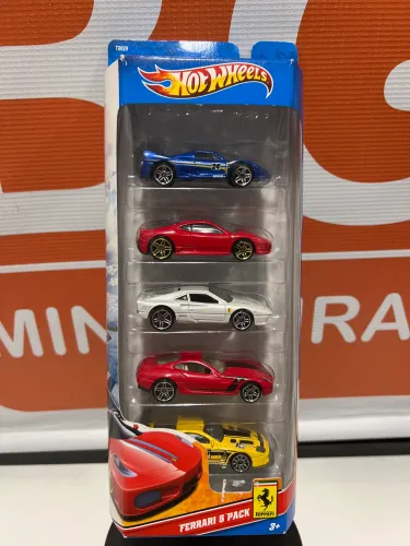Pack 5 Ferrari Hot wheels de 2010