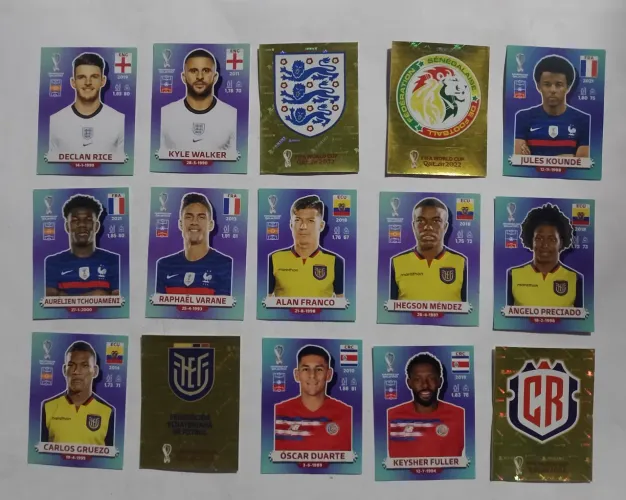 FIGURINHAS COPA QATAR 2022 LOTE DE(31) - ED. PANINI