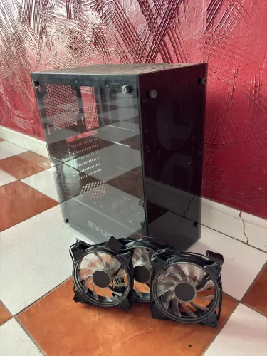 Gabinete com 3 fans ARGB