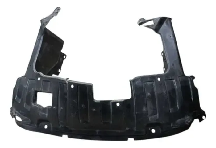 Defletor Inferior Parachoque Dianteiro Fit 2005 2008 Detalhe Preto Natural