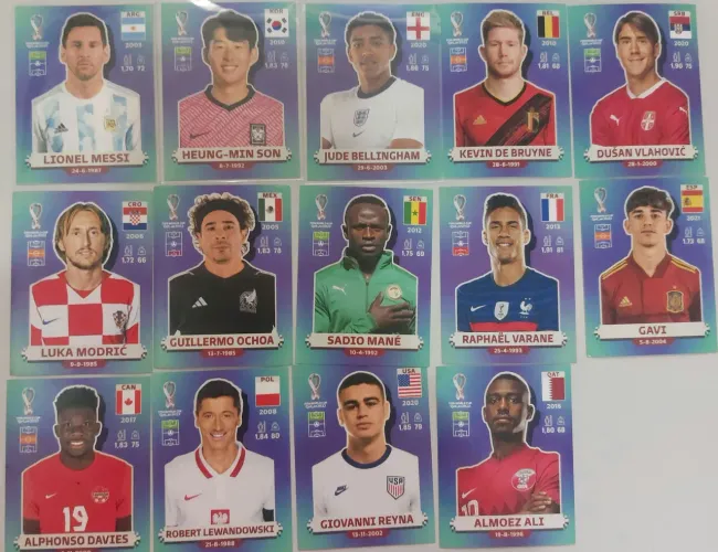 Figurinhas craques álbum 2022