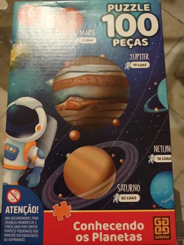 Quebra cabeça 100 peças