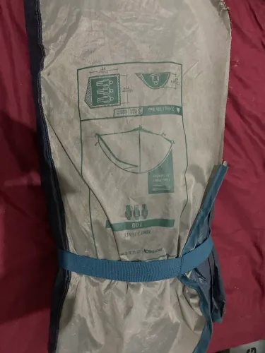 Barraca de Camping 3 Pessoas MH100 Quechua Cinza
