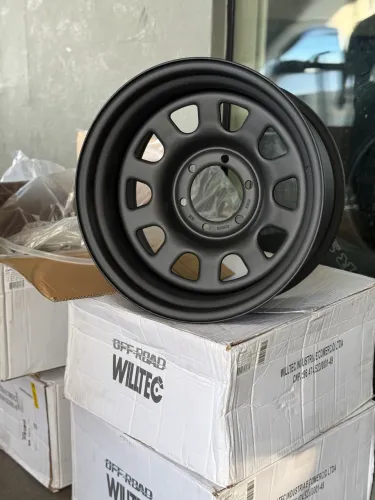 Jogo de roda aro 17 6 furos Daytona negativo -25 Ranger Troller Triton Pajero Hilux