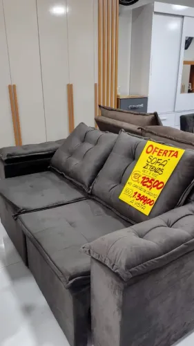 SOFÁ ATENAS RETRATIL E INCLINÁVEL 