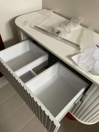 gabinete New Aliced Branco 100 cm