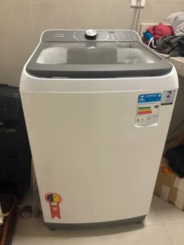 Máquina de Lavar - 14kg Branca Midea Wave Impeller