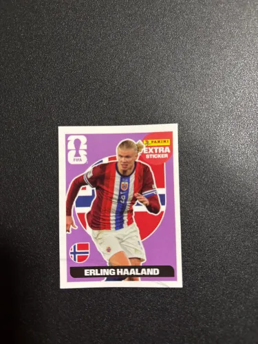 Figurinha álbum da copa legend regular ERLING HAALAND