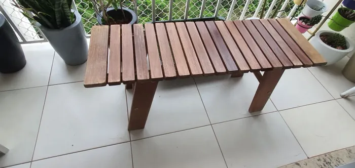 Banco de madeira - garden