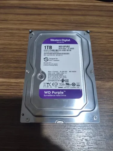 Hd 1tb Western Digital Purple Surveillance, Sata Iii 6gb/s