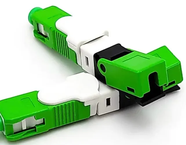 Conector apc fibra