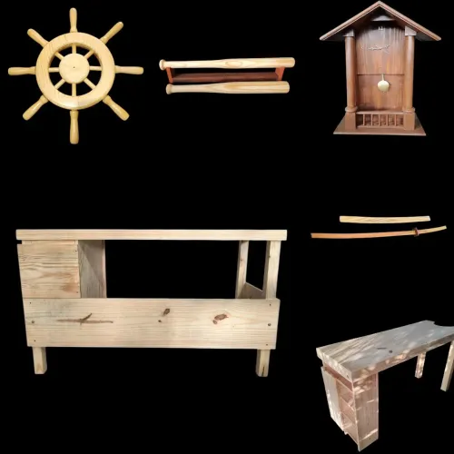 Peças Artesanais em Madeira (Peças Exclusivas)