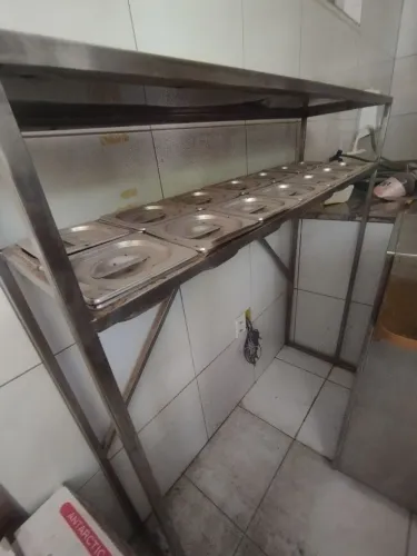 Cubas de aço inox para hamburgueria