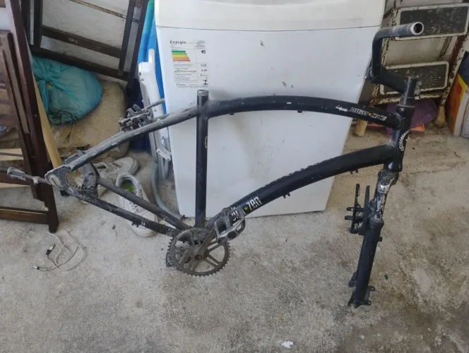 Quadro bicicleta aro 26 high o e zen