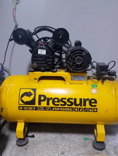 Compressor de ar 100 Litros 10 Pés PRESSURE SE10/100V 2HP