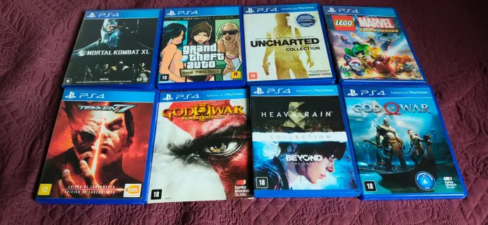 Lote de jogos PS4