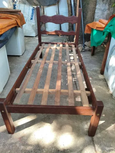 Cama sucupira solteiro 