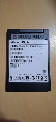 SSD 480GB Western Digital ultrastar dc sa620 sata 2,5"
