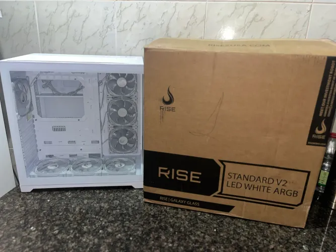 GABINETE ESTILO AQUÁRIO COM 10 FANS INCLUSAS!! 