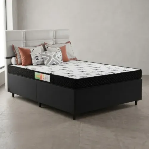 Conjunto Base com Colchão Densidade 20 De Casal novo!