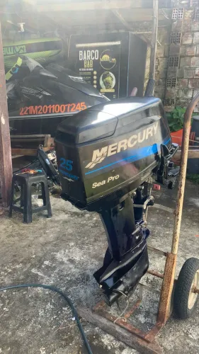 Motor de popa mercury 25HP ano 2015