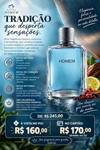 Perfume Natura Homem Tradicional