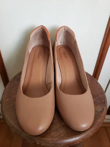 Sapato social feminino nude bico arredondado soulier | Retirar em Copacabana