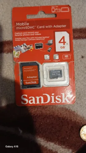 Cartão memória 4 gb