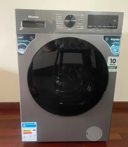 Lava e Seca Hisense titanium 11kg WD1i Inverter - Compacta, Silenciosa e Super Econômica!