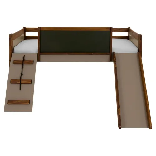 Vendo cama infantil com escorregador e colchão