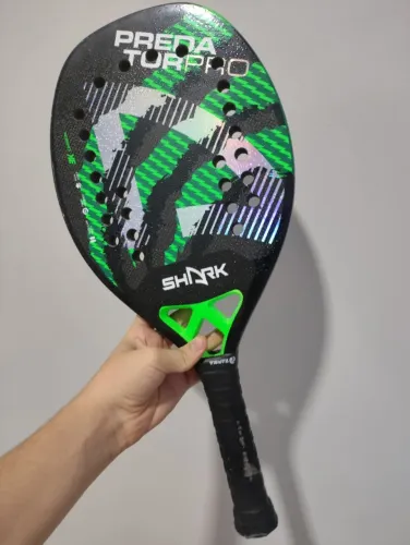 Raquete Beach Tênis Shark Predator Pro Verde