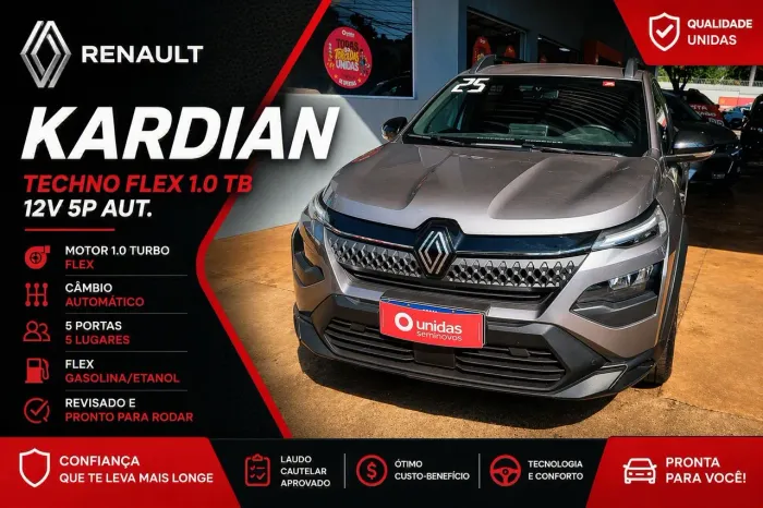 Renault Kardian Techno Flex 1.0 TB 12V 5P Aut. 2025