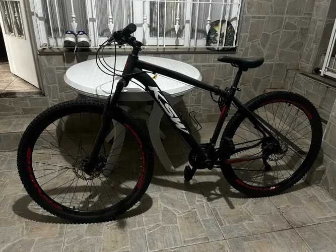 Bicicleta ksw xlt 100 21v shimano aro 29 freio a disco