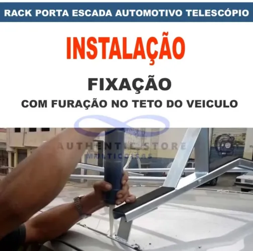 Rack de teto universal p/ escadas