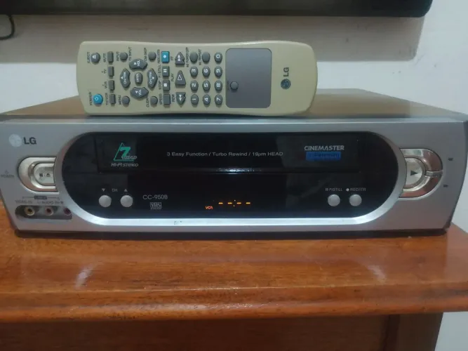 VÍDEO CASSETE LG HI-FI STEREO 7 HEAD - FUNCIONANDO 
